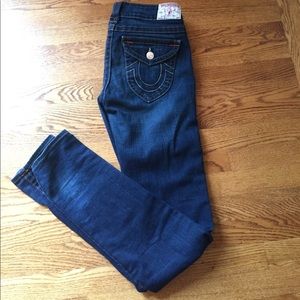 True religion denim pants with pocket detail