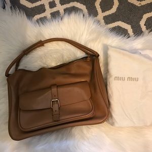 Authentic Miu Miu calfskin handbag