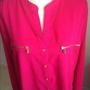 Calvin Klein XL long sleeve blouse