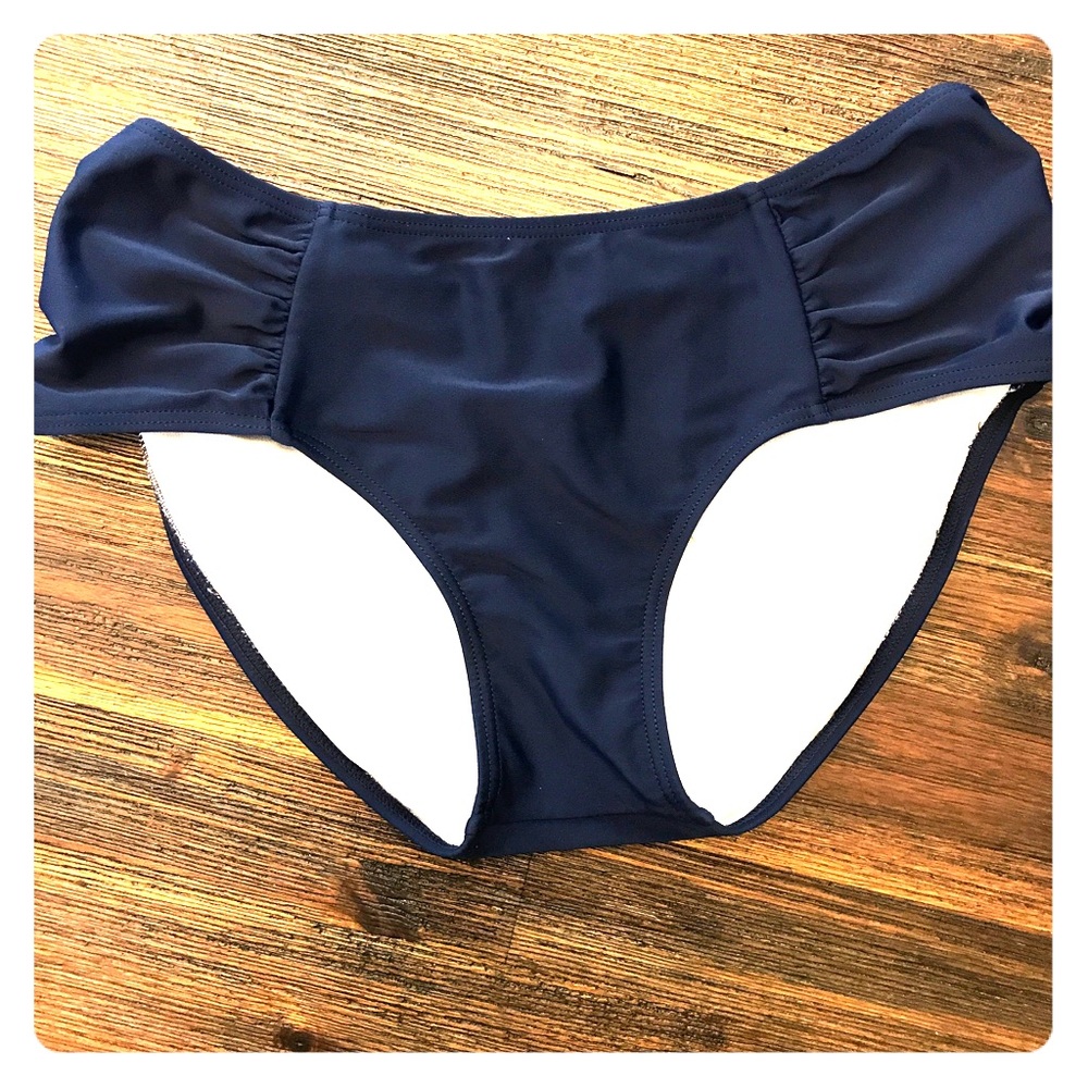 Divinita Sole ruched sided swim bottom