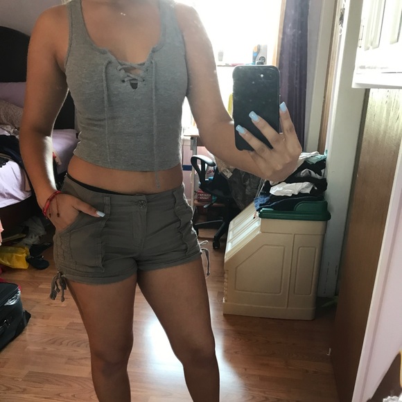 Bozzolo gray crop top - Picture 3 of 3