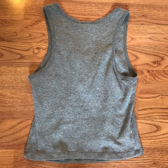 Bozzolo gray crop top - Picture 2 of 3