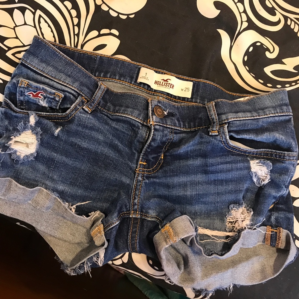 Hollister jean shorts