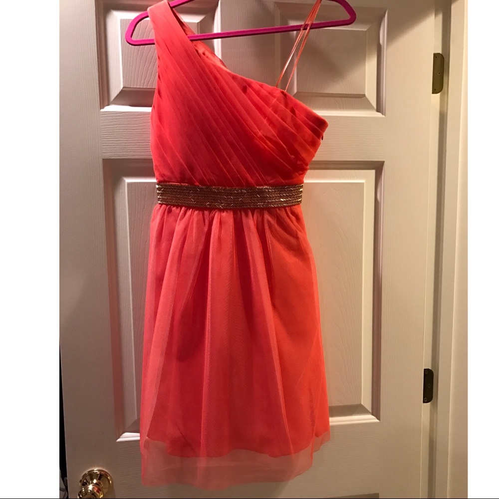 !!Coral cocktail dress!!