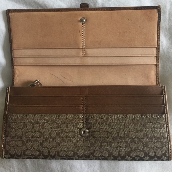 Vintage Signature Coach wallet - Picture 2 of 3