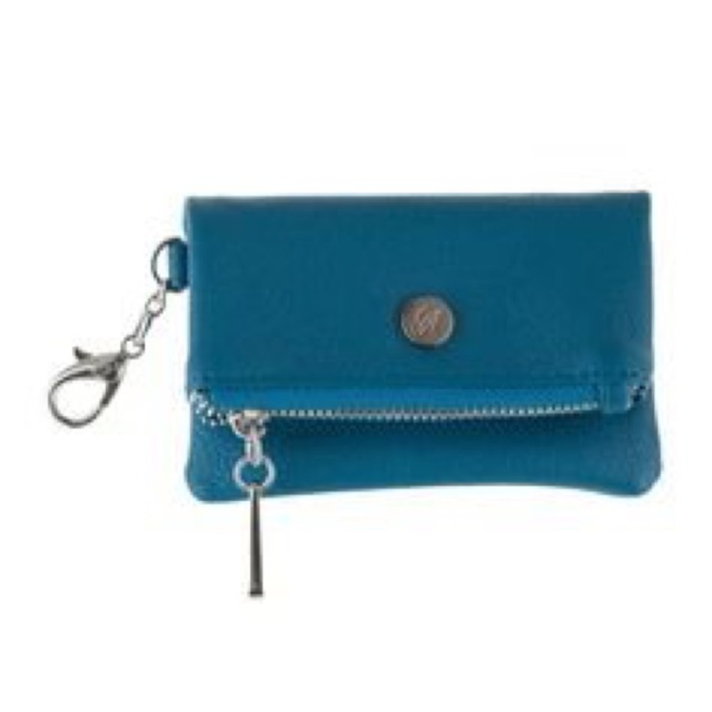 Grace Adele Fold Over Purselet Ocean (Blue)