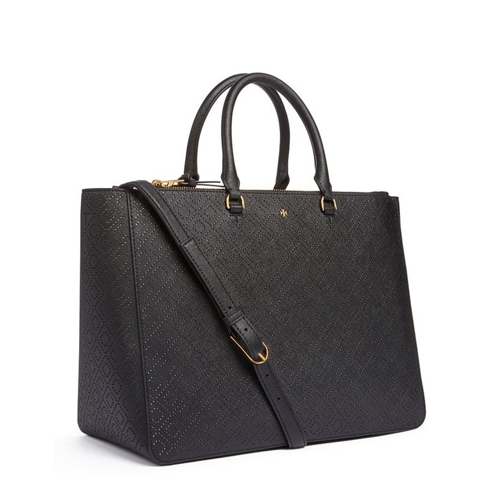 Tory Burch Robinson Tote Perforated