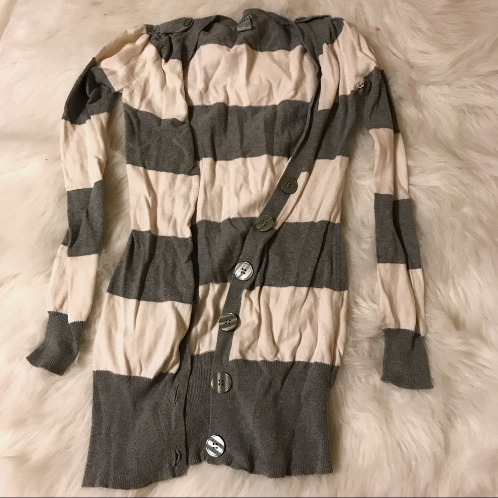 Delia's Striped Cardigan