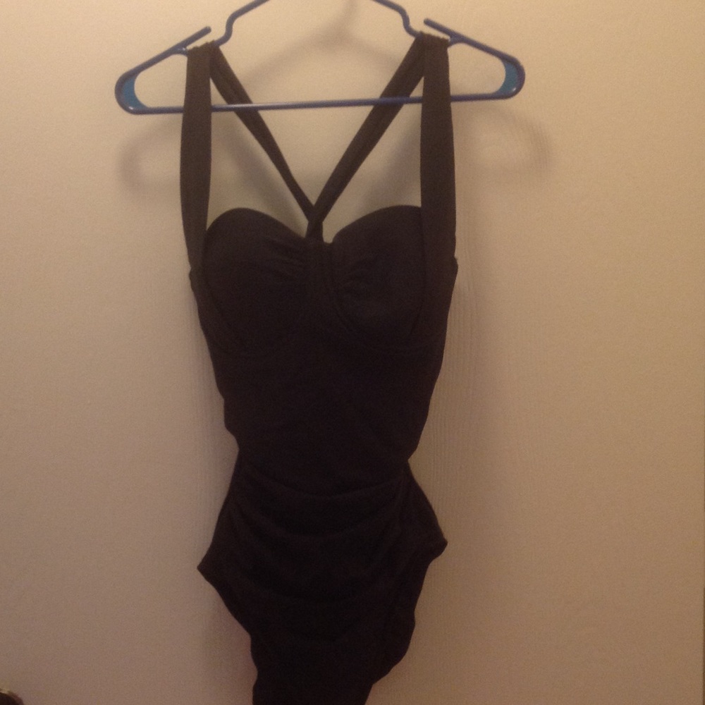 Black bathing suit