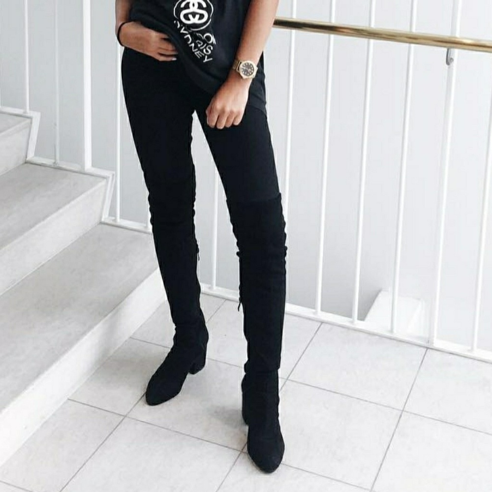 Public Desire over the knee boots