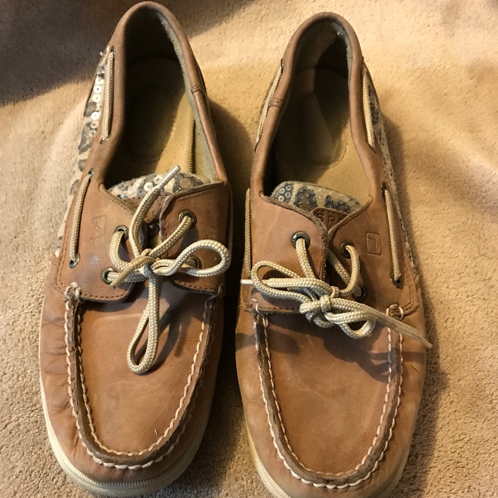 Cheetah Print Sperry Shoes