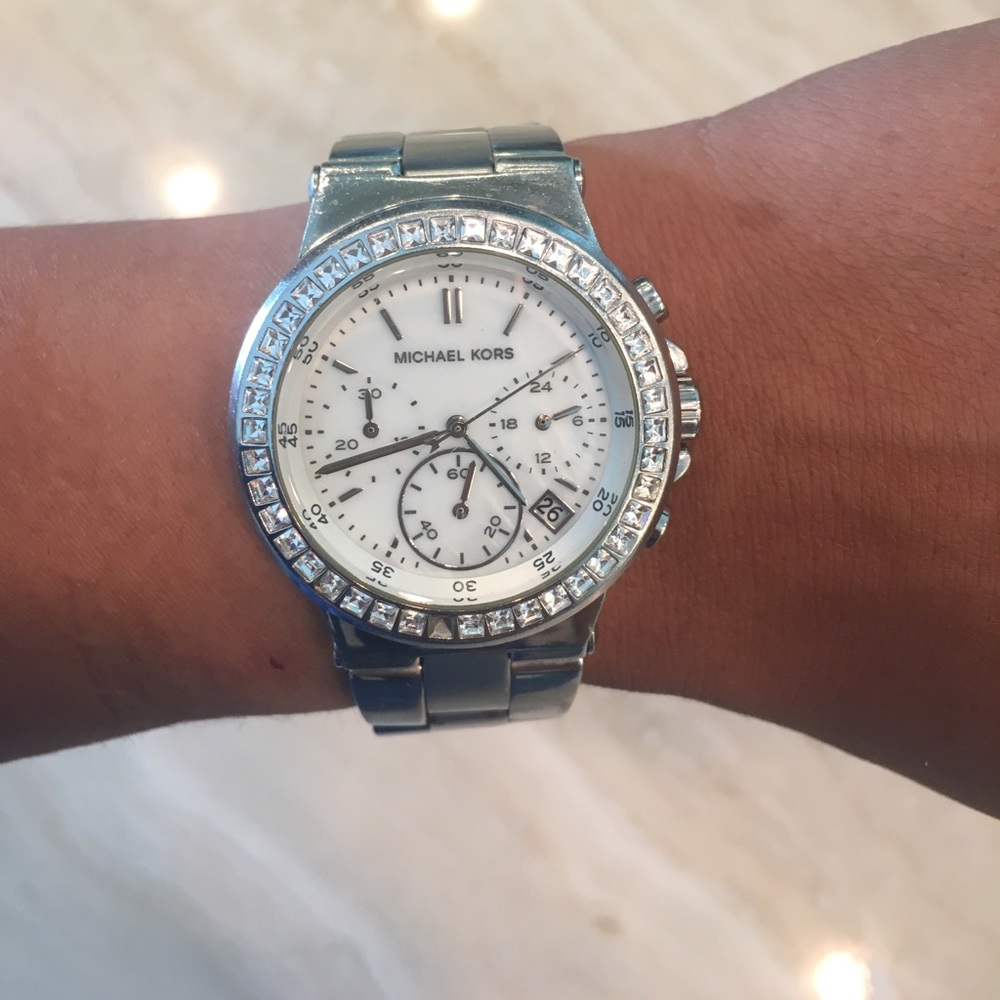 Michael Kors Dylan silver watch MK5585