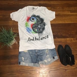 Electro Thread "Find Balance" tshirt, size M.