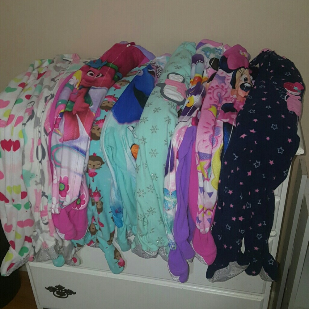 FLANNEL ONESIE PAJAMAS & 2 Tights