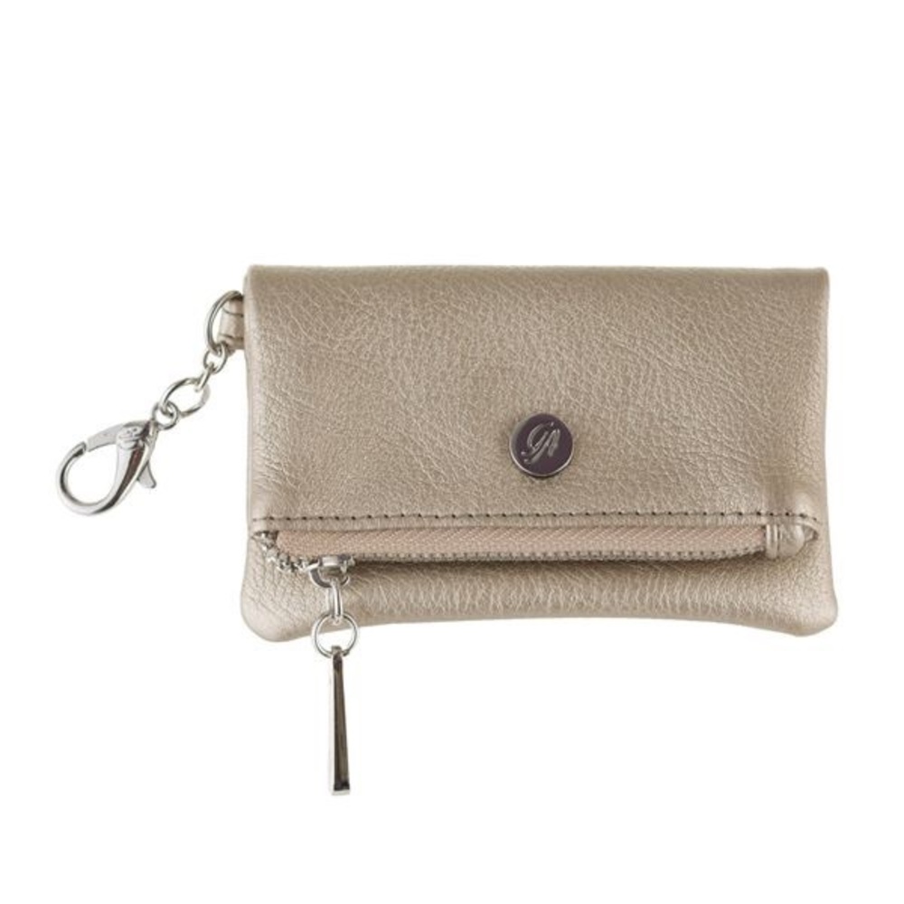 Grace Adele Fold Over Purselet Metallic Clip On