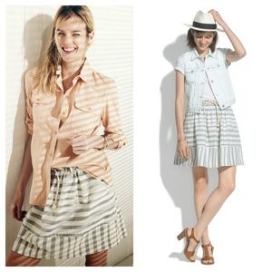 Madewell Striped Skirt