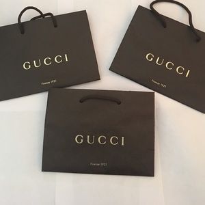 Gucci shopping bags