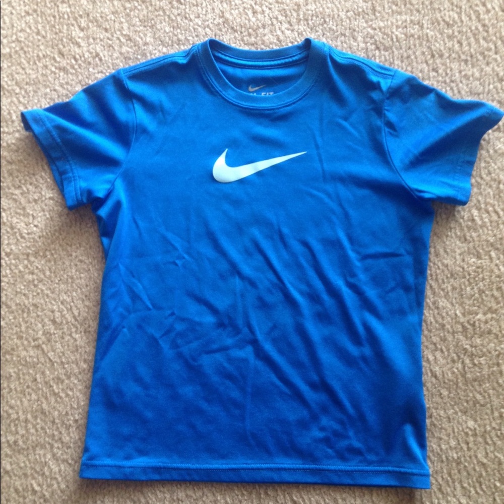 Dry Fit Children's Nike Blue Shirt