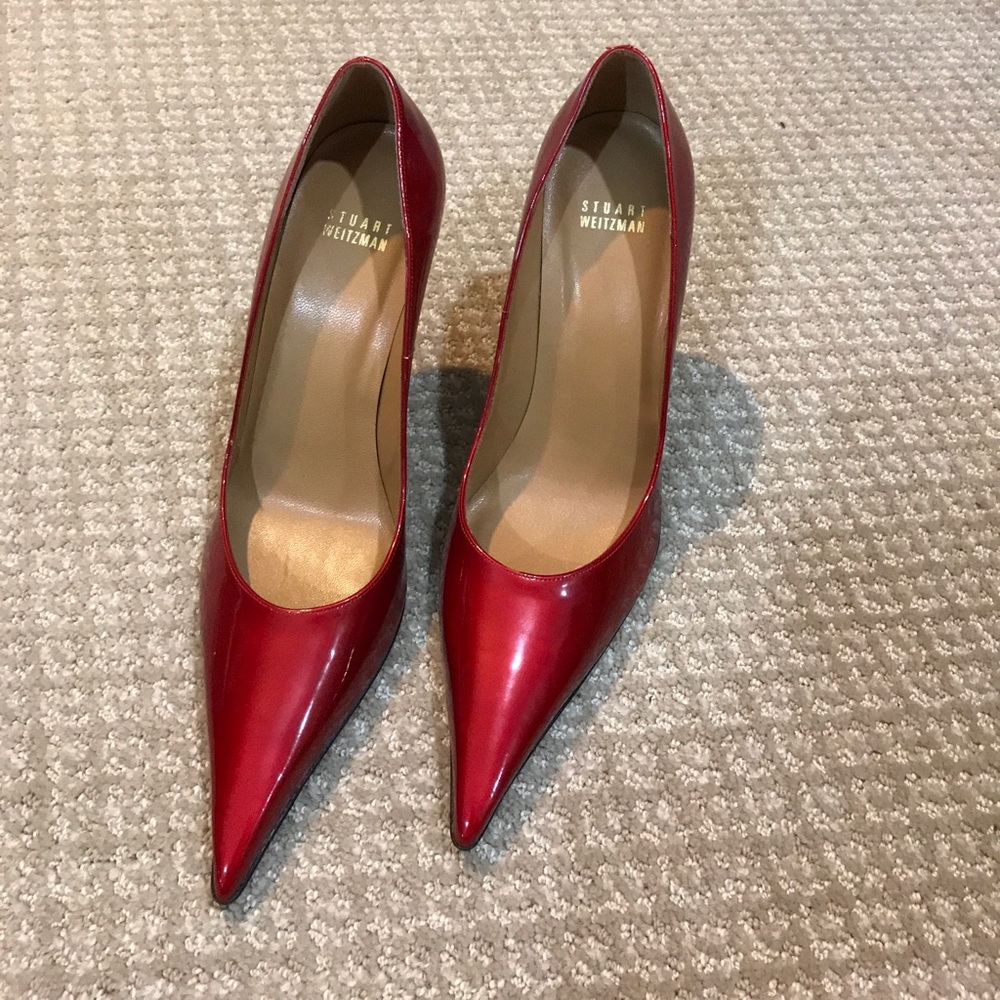 NEW Stuart Weitzman red high heels
