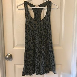 Graphic Letter Tank