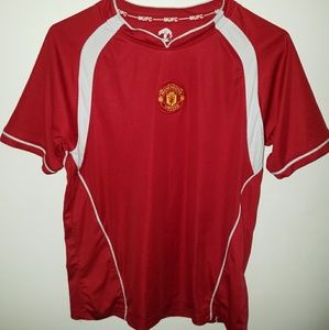 Manchester United Red Warm Up Kit Jersey