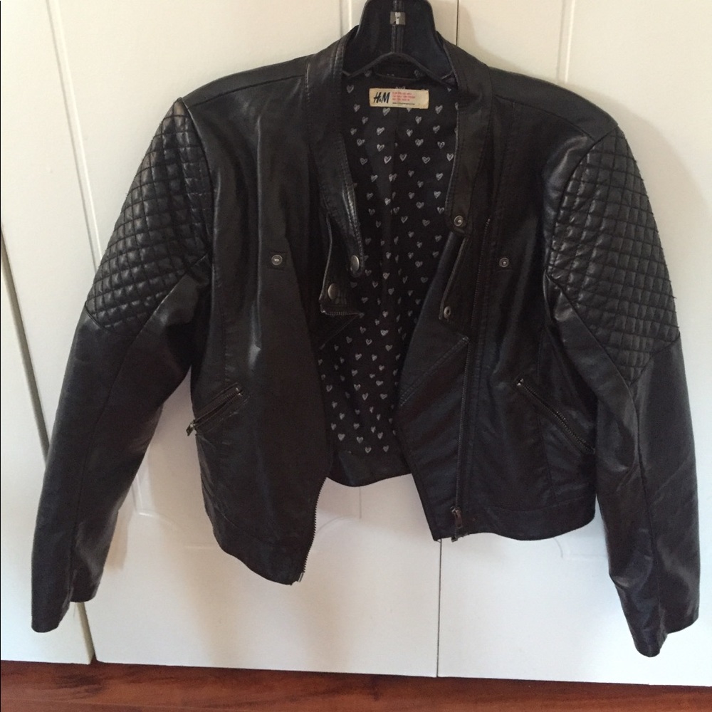 Kids leather jacket