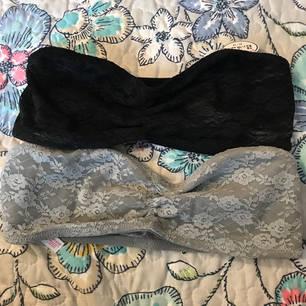 Victoria's Secret Pink bandeau bras