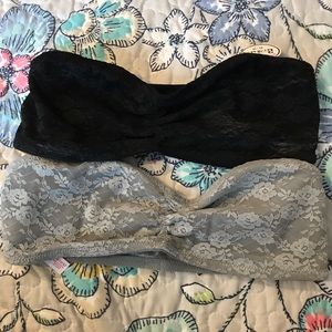 Victoria's Secret Pink bandeau bras