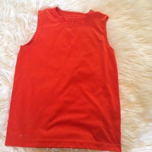 Nike Jordan Dri-Fit Boys Neon Org Sleeveless Tee