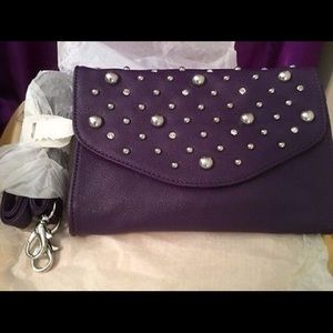 Grace Adele Grape (Purple) Britt Clutch