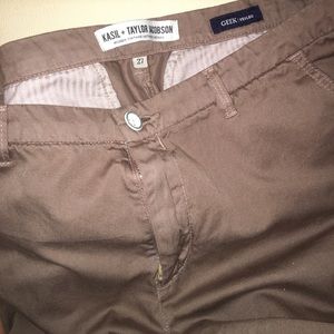KASIL DENIM X TAYLOR JACOBSON taupe trouser pant 8