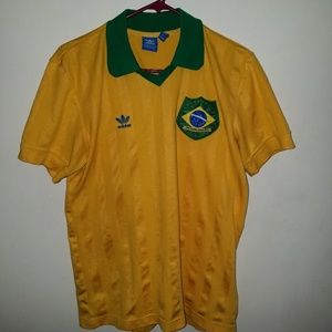 Retro Adidas Brazil Jersey Size Medium Pele