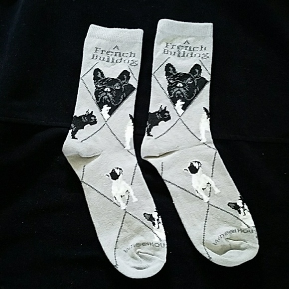 Only 1 left 🎉New FRENCH BULLDOG socks - Picture 2 of 7