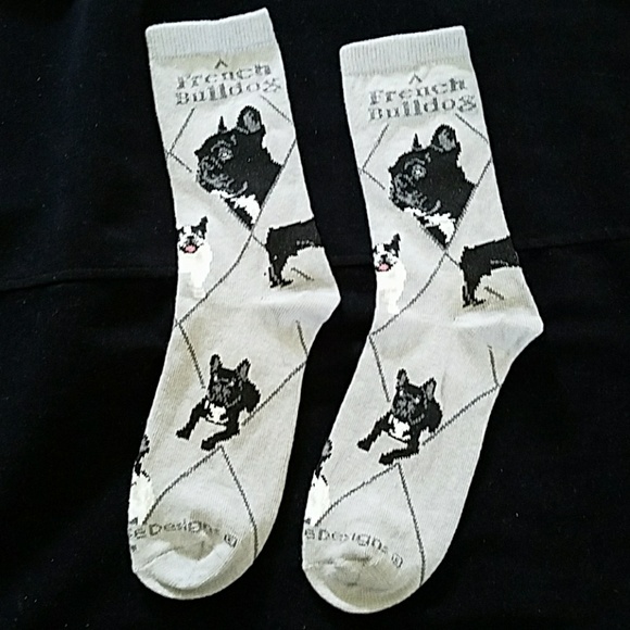Only 1 left 🎉New FRENCH BULLDOG socks - Picture 5 of 7