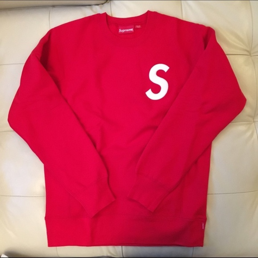 Supreme S logo crewneck