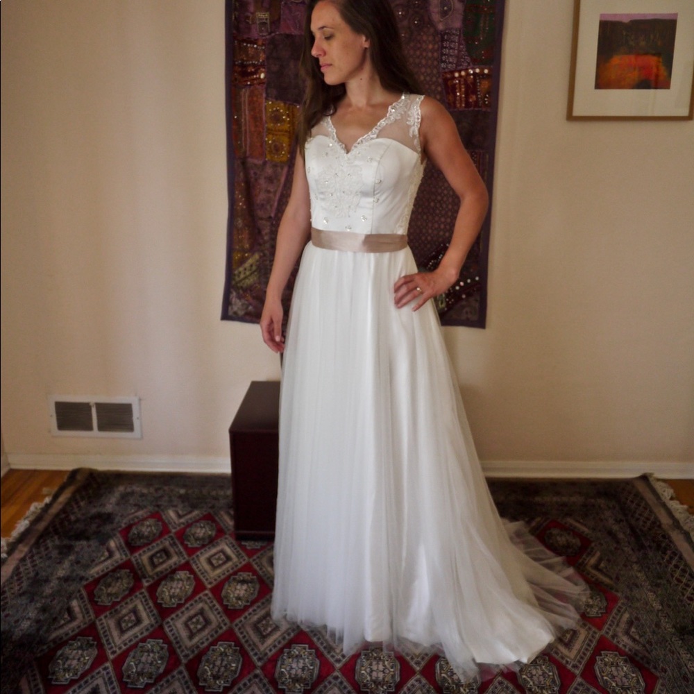 New Handmade wedding dress Brand New!