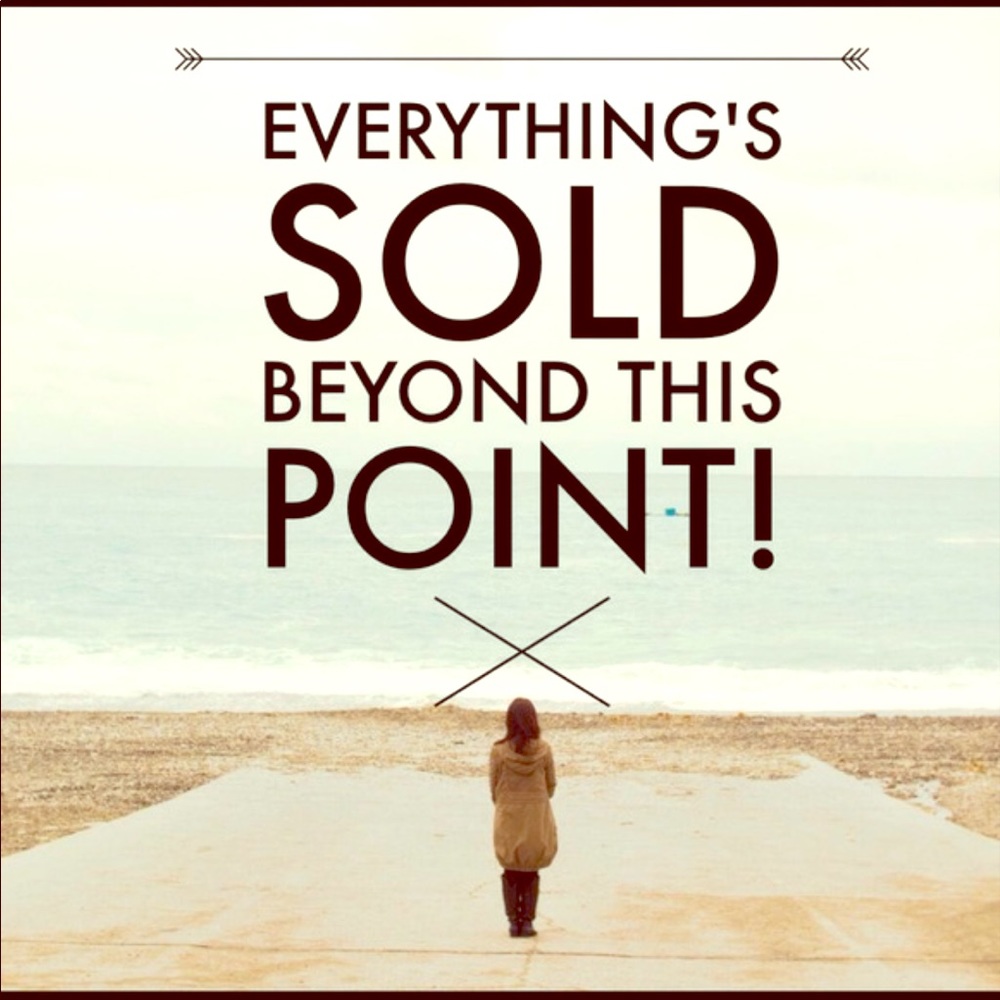 // sold items this way //