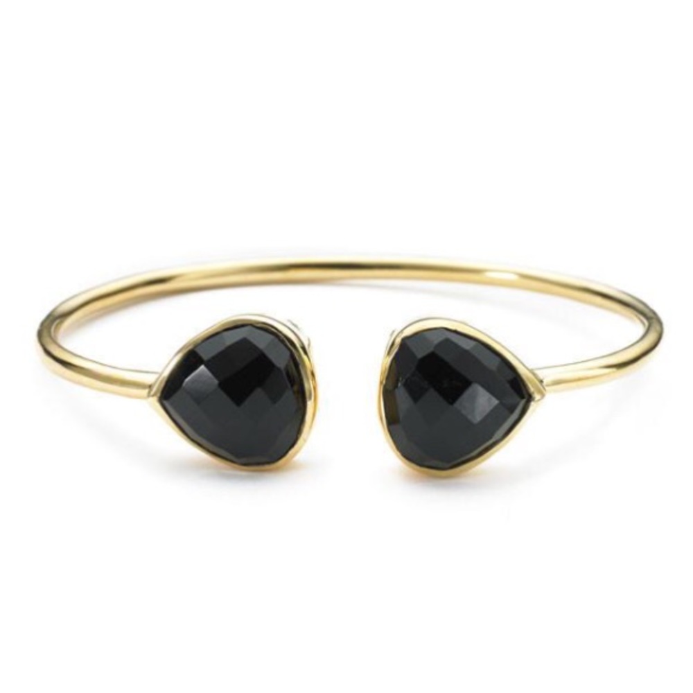 Margaret Elizabeth Black Stone Bangle