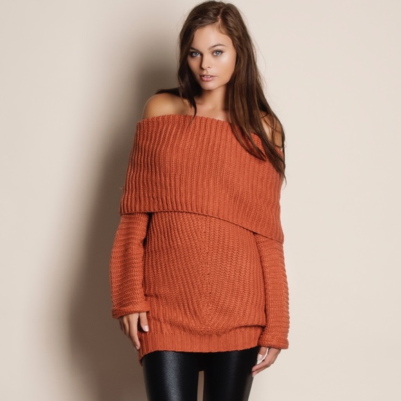 Spellcast Off Shoulder Chunky Sweater - Picture 2 of 4