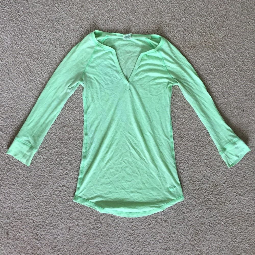 Women's Victoria's Secret lime green shirt