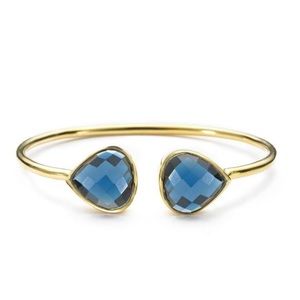 Margaret Elizabeth Bangle with Navy Stone
