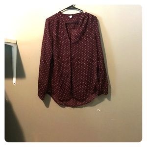 Maroon blouse
