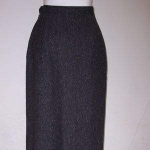 Mark Shale Maxi Skirt Wool Tweed Lined Sz 10/42