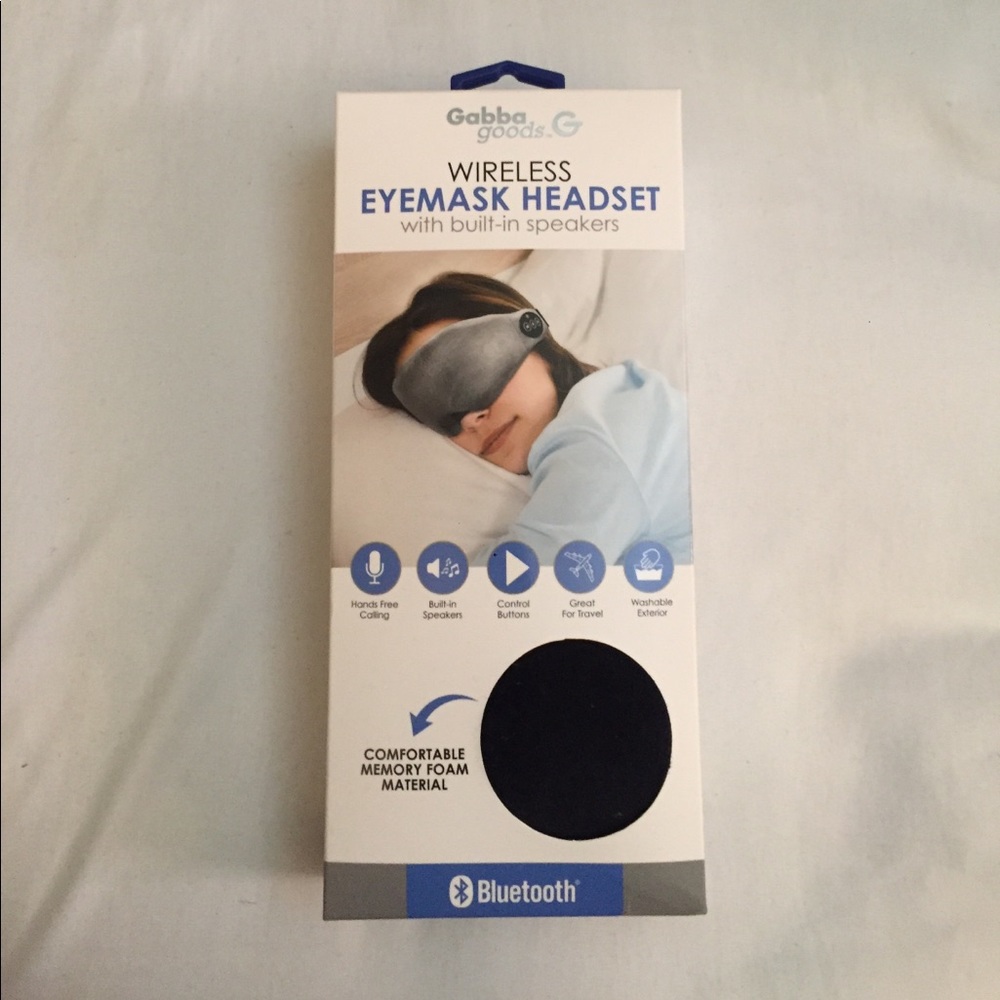 Wireless eyemask headset!