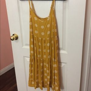 Flowy Yellow Sunflower Dress