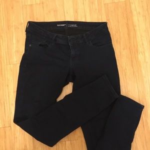 Old Navy dark blue Rockstar Jeans