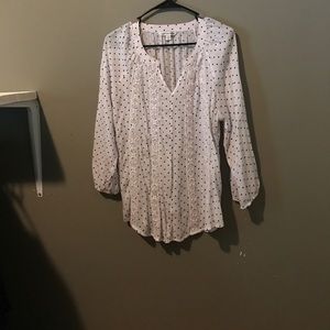 Poka dot blouse