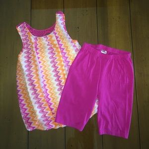 Girls shorts and super cute tank top