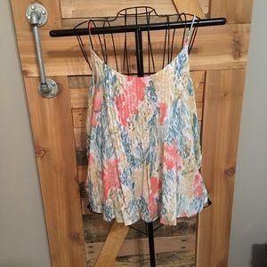 Multi-colored pintuck swing tank