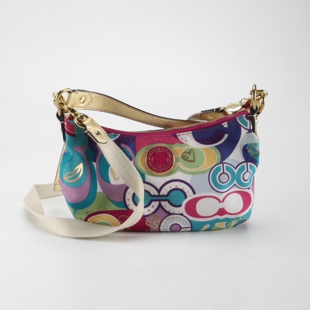 🆕 Coach Poppy Multi-Color Bag
